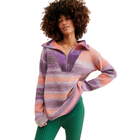 Daily Practice Half Zip Tunic Sweater by Anthropologie Size S - Picture 1 of 12